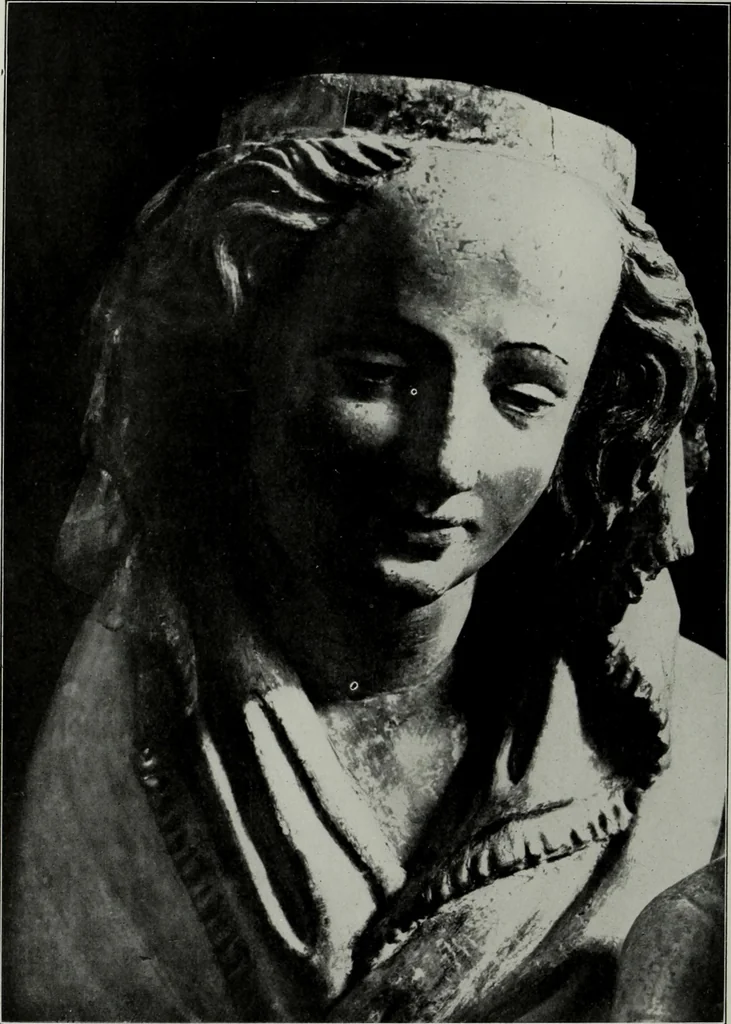 An illustration from Gotische Plastik in den Rheinlanden, 1921, leaf 66