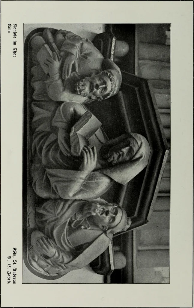 An illustration from Gotische Plastik in den Rheinlanden, 1921, leaf 72