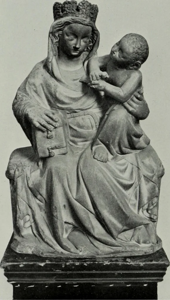 An illustration from Gotische Plastik in den Rheinlanden, 1921, leaf 74