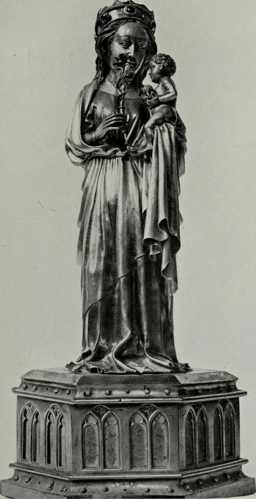 An illustration from Gotische Plastik in den Rheinlanden, 1921, leaf 75