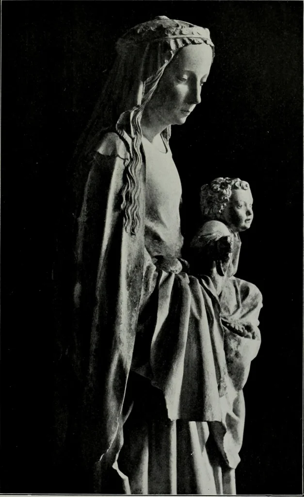 An illustration from Gotische Plastik in den Rheinlanden, 1921, leaf 77