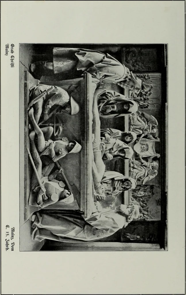 An illustration from Gotische Plastik in den Rheinlanden, 1921, leaf 80