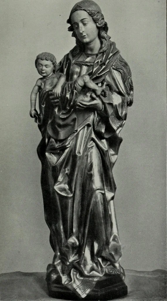 An illustration from Gotische Plastik in den Rheinlanden, 1921, leaf 85