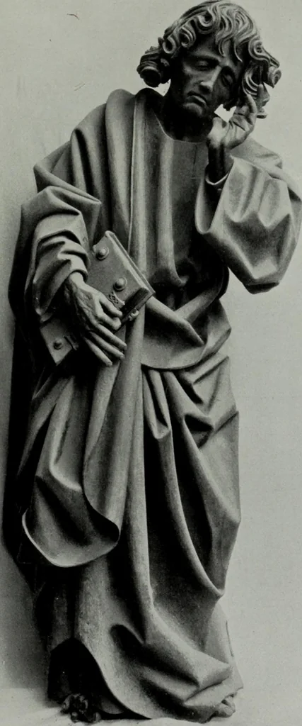 An illustration from Gotische Plastik in den Rheinlanden, 1921, leaf 87