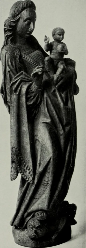 An illustration from Gotische Plastik in den Rheinlanden, 1921, leaf 90