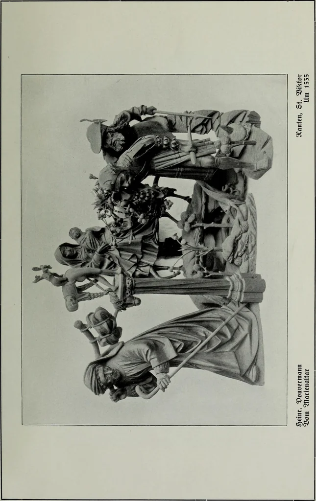An illustration from Gotische Plastik in den Rheinlanden, 1921, leaf 95