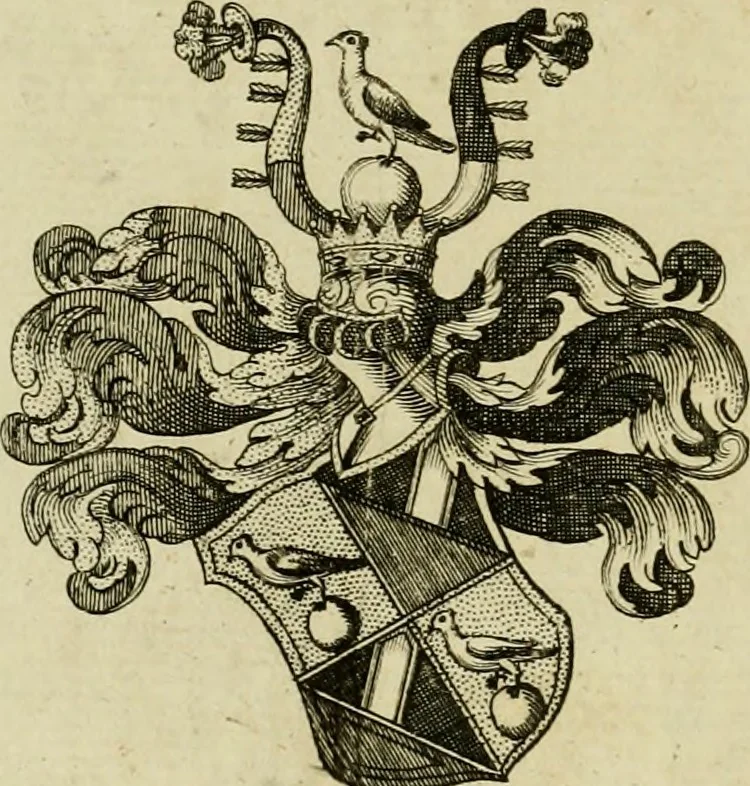 An illustration from Gottfrid Arnolds Unparteyische Kirchen- und Ketzer-Historie : von Anfang des Neuen Testaments biss auff das Jahr Christi 1688, 1700, leaf 1