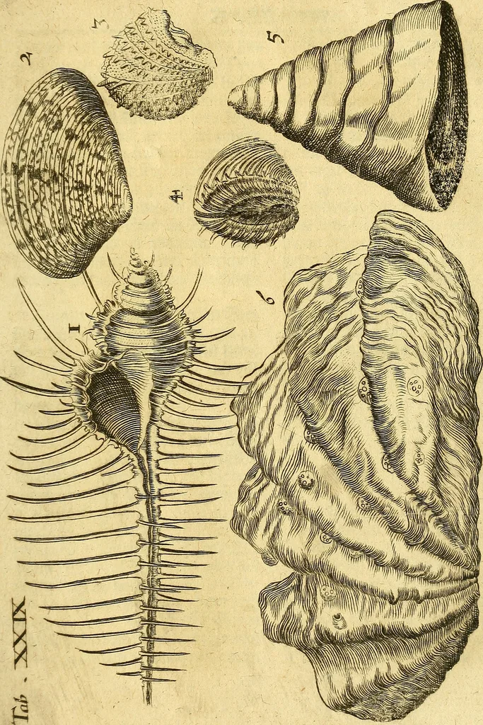 An illustration from Gottorffische Kunst-Kammer : worinnen allerhand ungemeine Sachen, so theils die Natur, theils künstliche Hände hervor gebracht und bereitet : vor diesem aus allen vier Theilen der Welt zusammen getragen, und vor einigen Jahren beschrieben, auch mit behörigen Kupffern gezieret, 1674, leaf 128