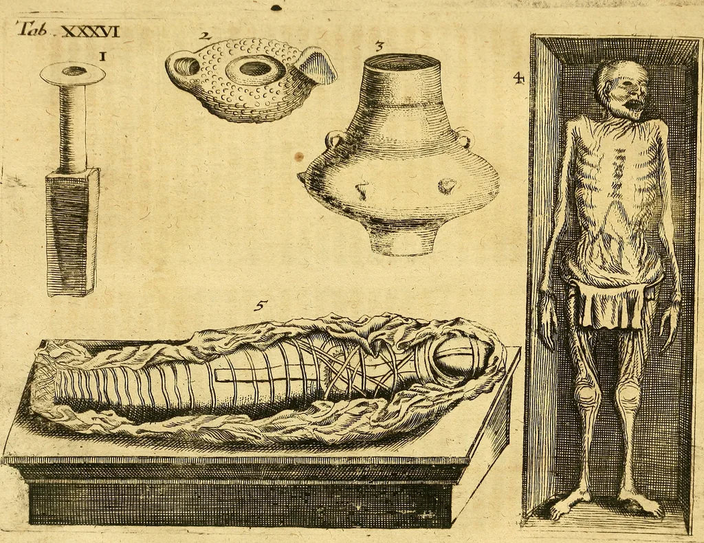 An illustration from Gottorffische Kunst-Kammer : worinnen allerhand ungemeine Sachen, so theils die Natur, theils künstliche Hände hervor gebracht und bereitet : vor diesem aus allen vier Theilen der Welt zusammen getragen, und vor einigen Jahren beschrieben, auch mit behörigen Kupffern gezieret, 1674, leaf 162