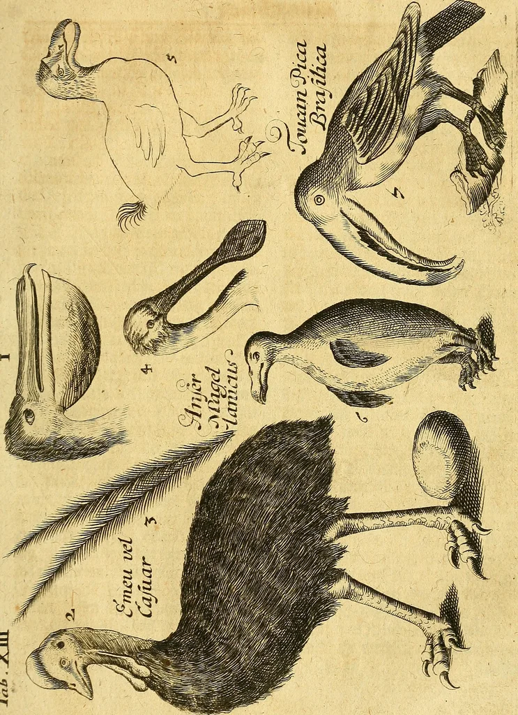 An illustration from Gottorffische Kunst-Kammer : worinnen allerhand ungemeine Sachen, so theils die Natur, theils künstliche Hände hervor gebracht und bereitet : vor diesem aus allen vier Theilen der Welt zusammen getragen, und vor einigen Jahren beschrieben, auch mit behörigen Kupffern gezieret, 1674, leaf 64