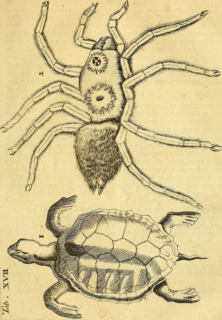An illustration from Gottorffische Kunst-Kammer : worinnen allerhand ungemeine Sachen, so theils die Natur, theils künstliche Hände hervor gebracht und bereitet : vor diesem aus allen vier Theilen der Welt zusammen getragen, und vor einigen Jahren beschrieben, auch mit behörigen Kupffern gezieret, 1674, leaf 76