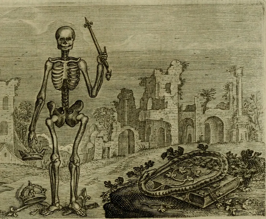 An illustration from Emblemata Florentii Schoonhovii I.C. Goudani, partim moralia, partim etiam civilia. Cum latiori eorundem ejusdem auctoris interpretatione. Accedunt et alia quaedam poëmatia in alijs poëmatum suorum libris non contenta, 1618, leaf 104