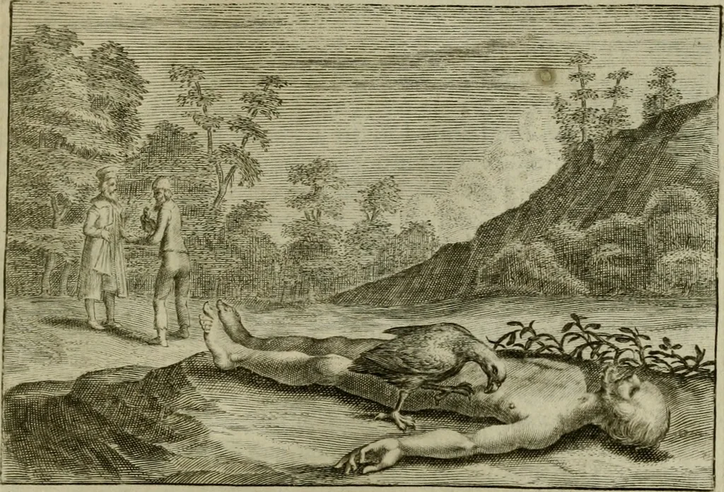 An illustration from Emblemata Florentii Schoonhovii I.C. Goudani, partim moralia, partim etiam civilia. Cum latiori eorundem ejusdem auctoris interpretatione. Accedunt et alia quaedam poëmatia in alijs poëmatum suorum libris non contenta, 1618, leaf 120