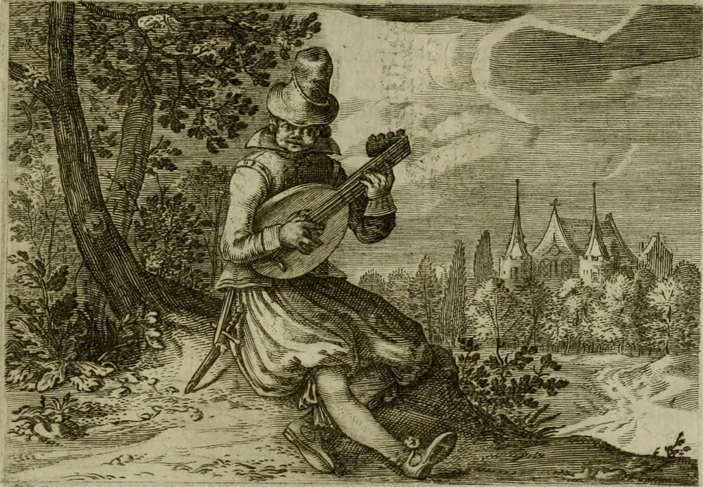 An illustration from Emblemata Florentii Schoonhovii I.C. Goudani, partim moralia, partim etiam civilia. Cum latiori eorundem ejusdem auctoris interpretatione. Accedunt et alia quaedam poëmatia in alijs poëmatum suorum libris non contenta, 1618, leaf 190