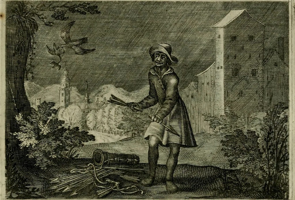 An illustration from Emblemata Florentii Schoonhovii I.C. Goudani, partim moralia, partim etiam civilia. Cum latiori eorundem ejusdem auctoris interpretatione. Accedunt et alia quaedam poëmatia in alijs poëmatum suorum libris non contenta, 1618, leaf 220
