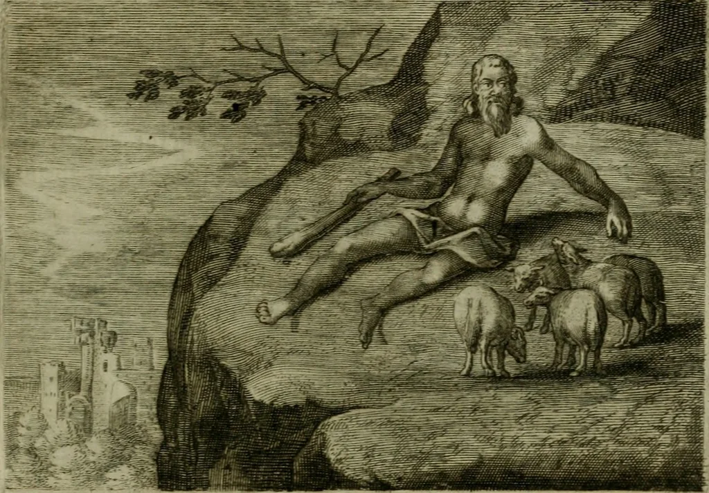 An illustration from Emblemata Florentii Schoonhovii I.C. Goudani, partim moralia, partim etiam civilia. Cum latiori eorundem ejusdem auctoris interpretatione. Accedunt et alia quaedam poëmatia in alijs poëmatum suorum libris non contenta, 1618, leaf 226