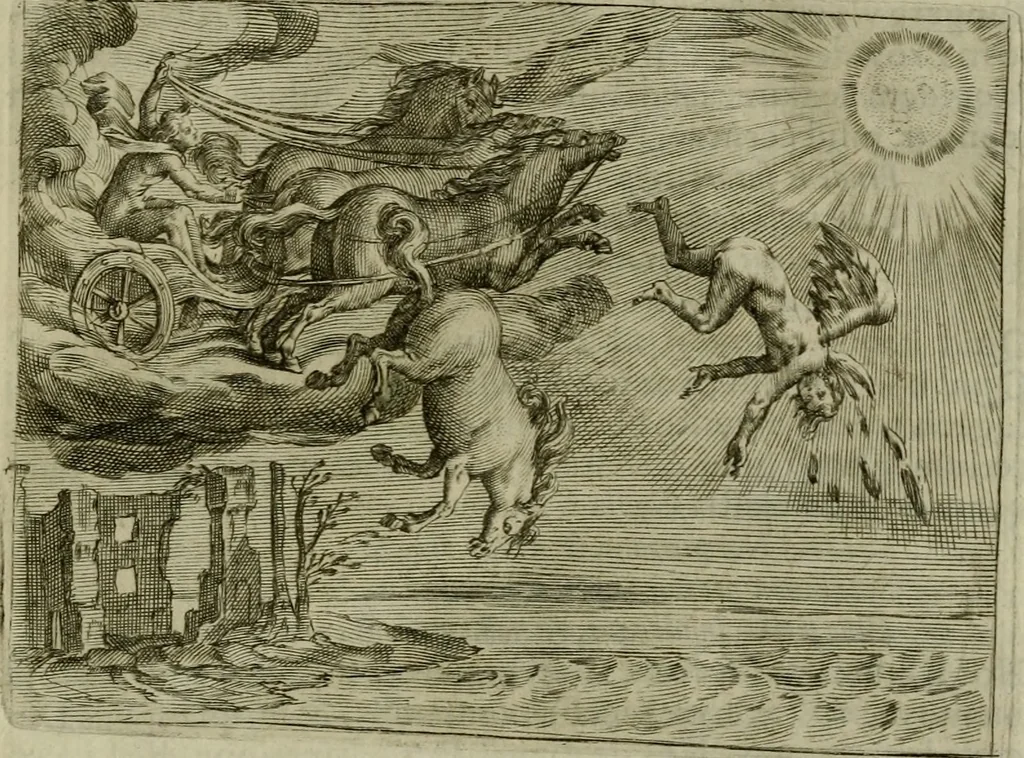 An illustration from Emblemata Florentii Schoonhovii I.C. Goudani, partim moralia, partim etiam civilia. Cum latiori eorundem ejusdem auctoris interpretatione. Accedunt et alia quaedam poëmatia in alijs poëmatum suorum libris non contenta, 1618, leaf 24