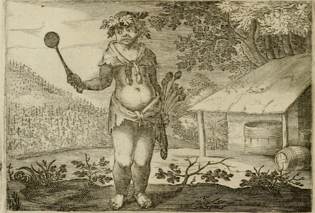 An illustration from Emblemata Florentii Schoonhovii I.C. Goudani, partim moralia, partim etiam civilia. Cum latiori eorundem ejusdem auctoris interpretatione. Accedunt et alia quaedam poëmatia in alijs poëmatum suorum libris non contenta, 1618, leaf 49