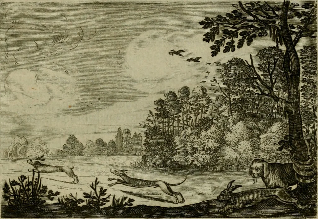 An illustration from Emblemata Florentii Schoonhovii I.C. Goudani, partim moralia, partim etiam civilia. Cum latiori eorundem ejusdem auctoris interpretatione. Accedunt et alia quaedam poëmatia in alijs poëmatum suorum libris non contenta, 1618, leaf 64