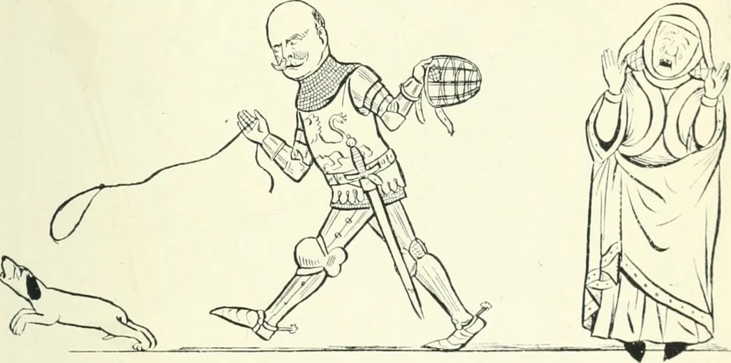 An illustration from The Gould-en treasury, 1906, leaf 63