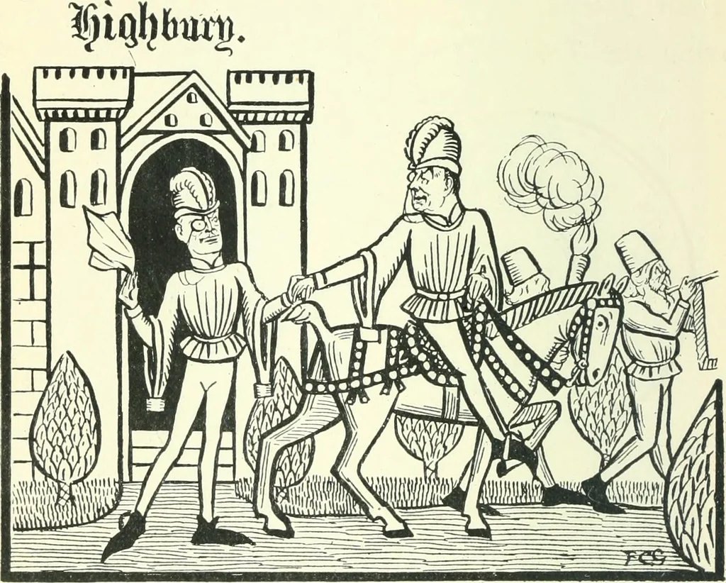 An illustration from The Gould-en treasury, 1906, leaf 66