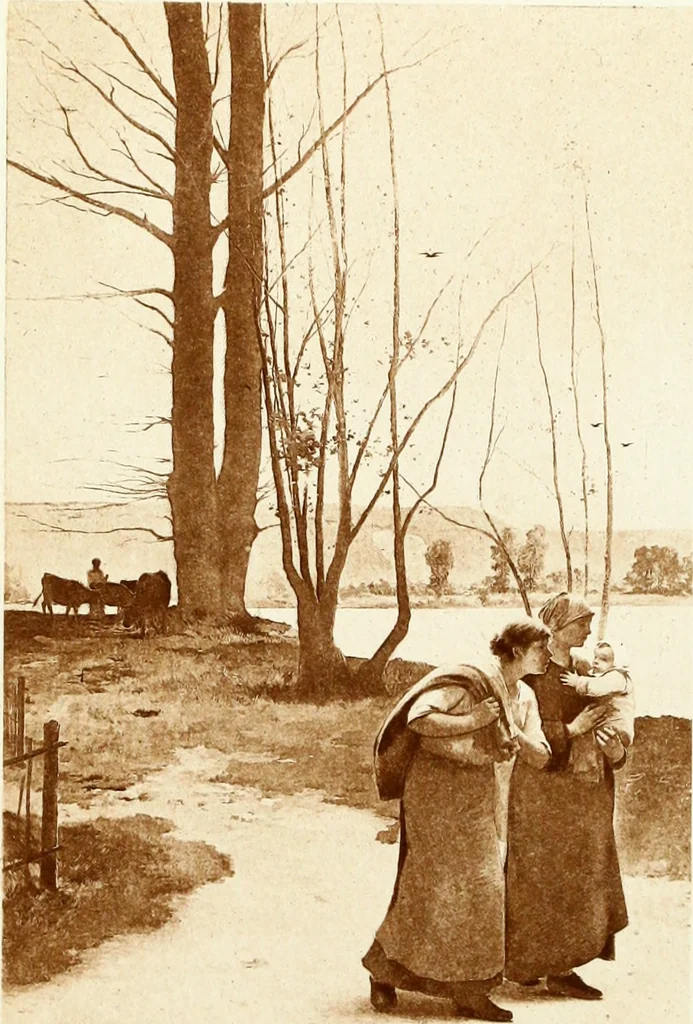 An illustration from The Goupil gallery of photogravures from great modern painters, with biographical and descriptive text, 1888, leaf 24