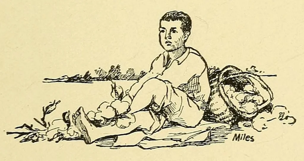 An illustration from A gourd fiddle, 1904, leaf 17