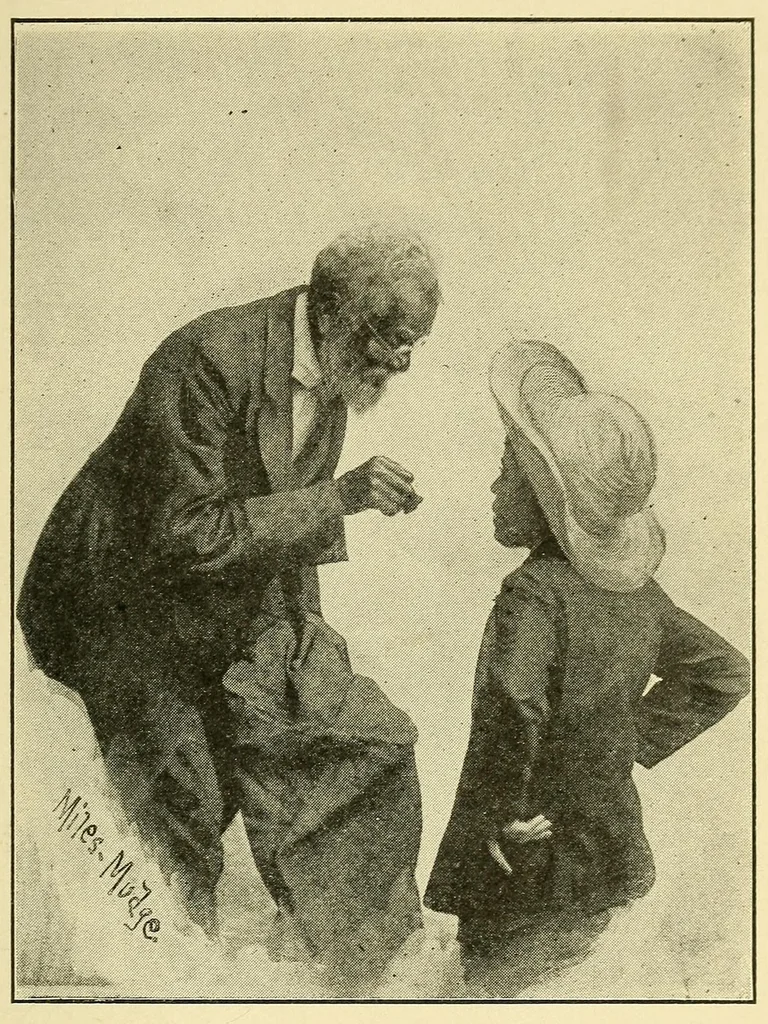 An illustration from A gourd fiddle, 1904, leaf 39