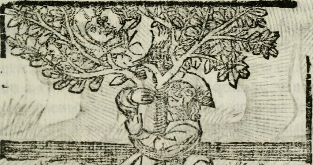An illustration from Govierno general, moral, y politico : hallado en las fieras, y animales sylvestres : sacado de sus naturales virtudes, y propiedades, con particular tabla para sermones varios de tiempo, y de Santos, 1696, leaf 260