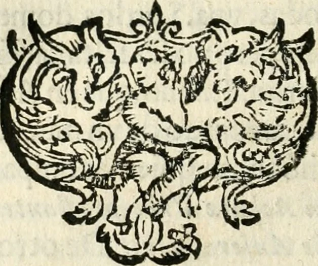An illustration from Govierno general, moral, y politico : hallado en las aves mas generosas y nobles : sacado de sus naturales virtudes y propiedades, 1683, leaf 351