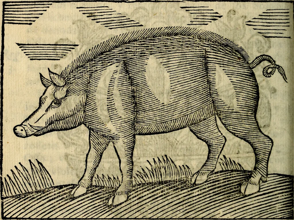 An illustration from Govierno general, moral, y politico. Hallado en las aves mas generosas, y nobles. Sacado de sus naturales virtudes, y propriedades. Añadido en esta vltima impression en diferentes partes: y el libro diez y nueve de las aves monstruosas, 1696, leaf 293