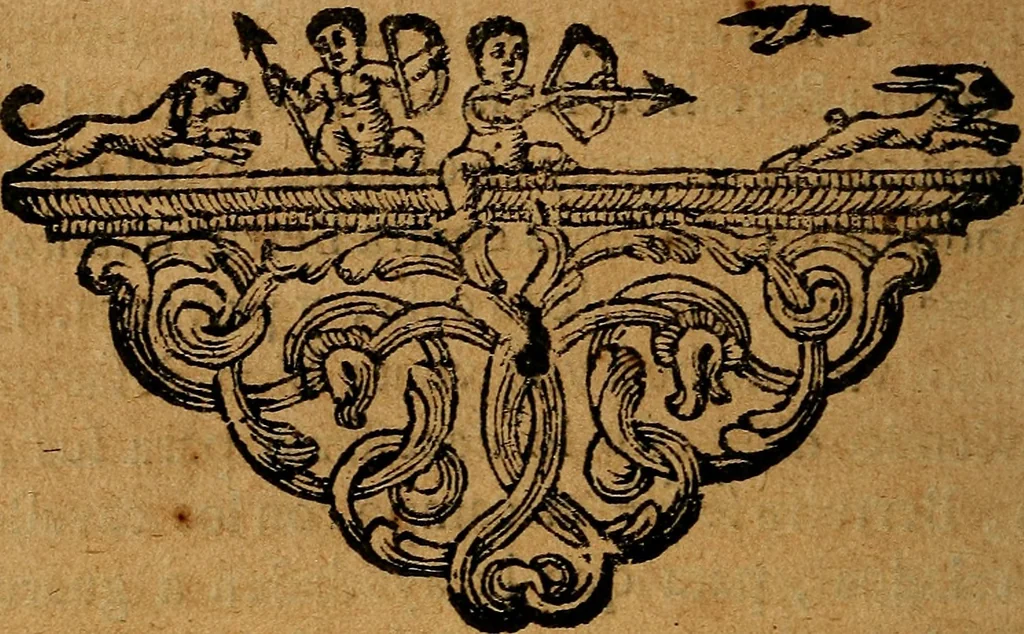 An illustration from Govierno general, moral, y politico. : Hallado en las aves mas generosas, y nobles. Sacado de sus naturales virtudes, y propriedades. Con qvarto tablas diferentes; es la vna para sermones varios de tiempo, y de Santos., 1696, leaf 85