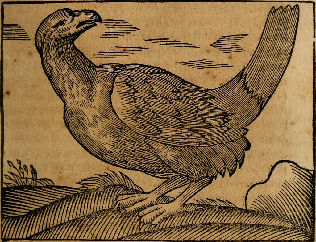 An illustration from Govierno general, moral, y politico. : Hallado en las aves mas generosas, y nobles. Sacado de sus naturales virtudes, y propriedades. Con qvarto tablas diferentes; es la vna para sermones varios de tiempo, y de Santos., 1696, leaf 86