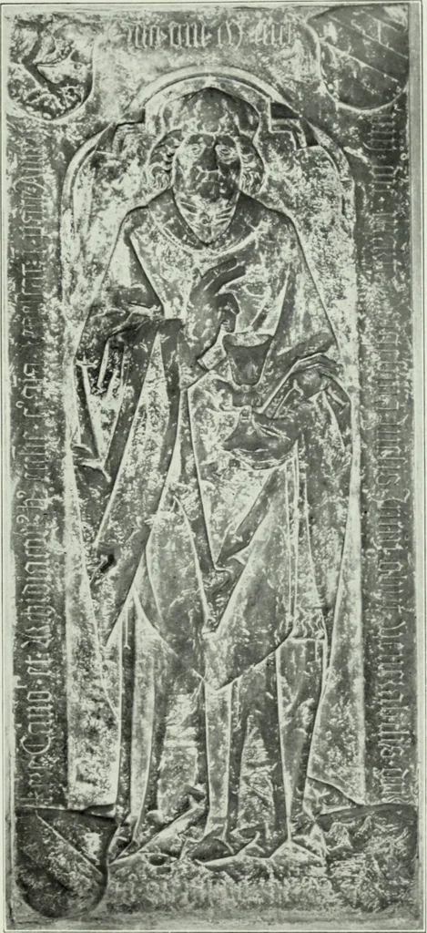 An illustration from Grabdenkmáler im Maingebiet vom anfang des XIV. jahrhunderts bis z um eintritt der renaissance, 1907, leaf 130