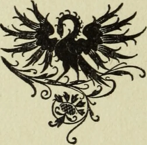 An illustration from Grabdenkmáler im Maingebiet vom anfang des XIV. jahrhunderts bis z um eintritt der renaissance, 1907, leaf 5