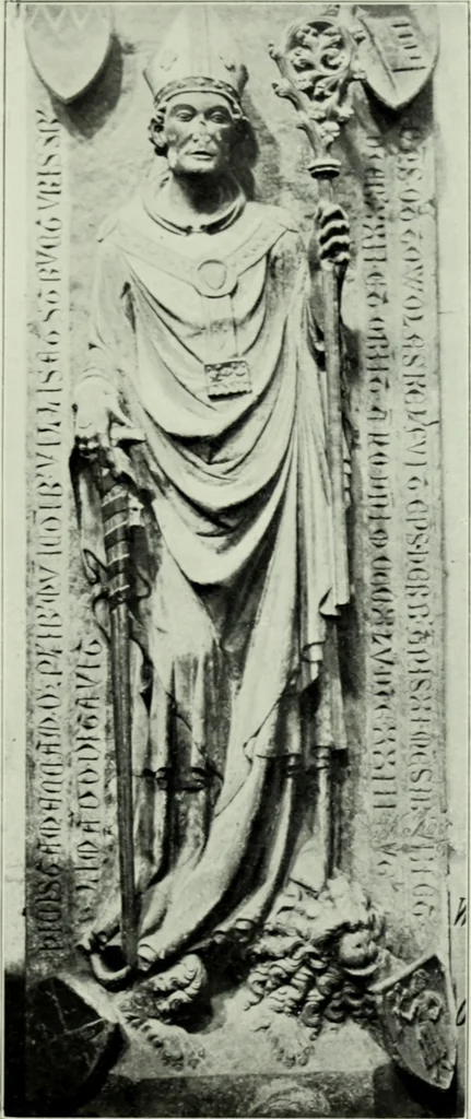 An illustration from Grabdenkmáler im Maingebiet vom anfang des XIV. jahrhunderts bis z um eintritt der renaissance, 1907, leaf 86