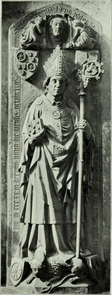 An illustration from Grabdenkmáler im Maingebiet vom anfang des XIV. jahrhunderts bis z um eintritt der renaissance, 1907, leaf 94