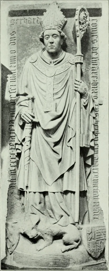 An illustration from Grabdenkmáler im Maingebiet vom anfang des XIV. jahrhunderts bis z um eintritt der renaissance, 1907, leaf 94