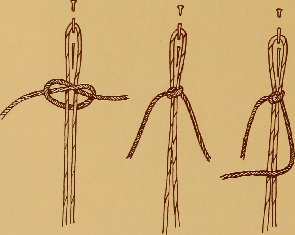 An illustration from A graded course in cord, raffia, lacer work and sewing for elementary schools, 1913, leaf 111