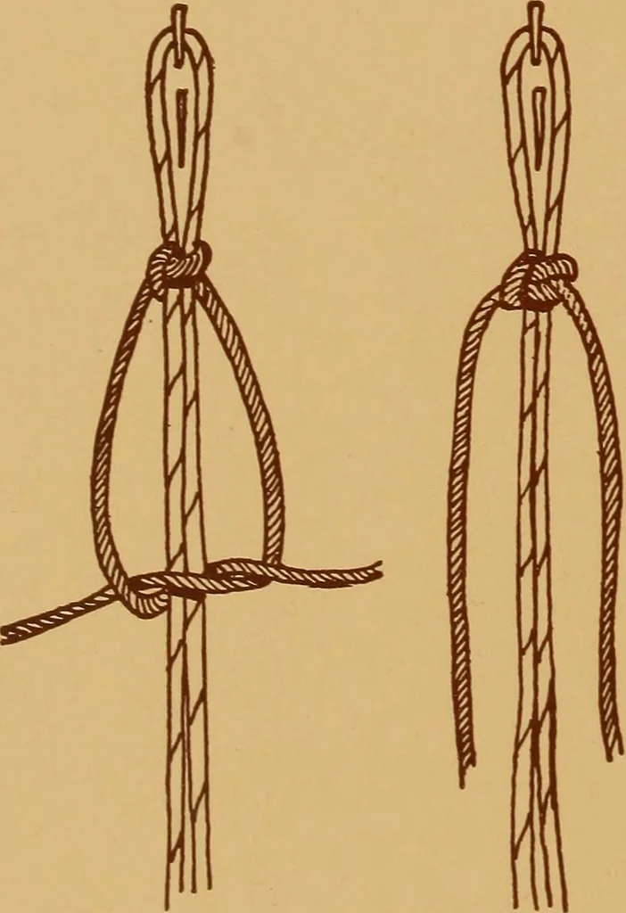 An illustration from A graded course in cord, raffia, lacer work and sewing for elementary schools, 1913, leaf 111
