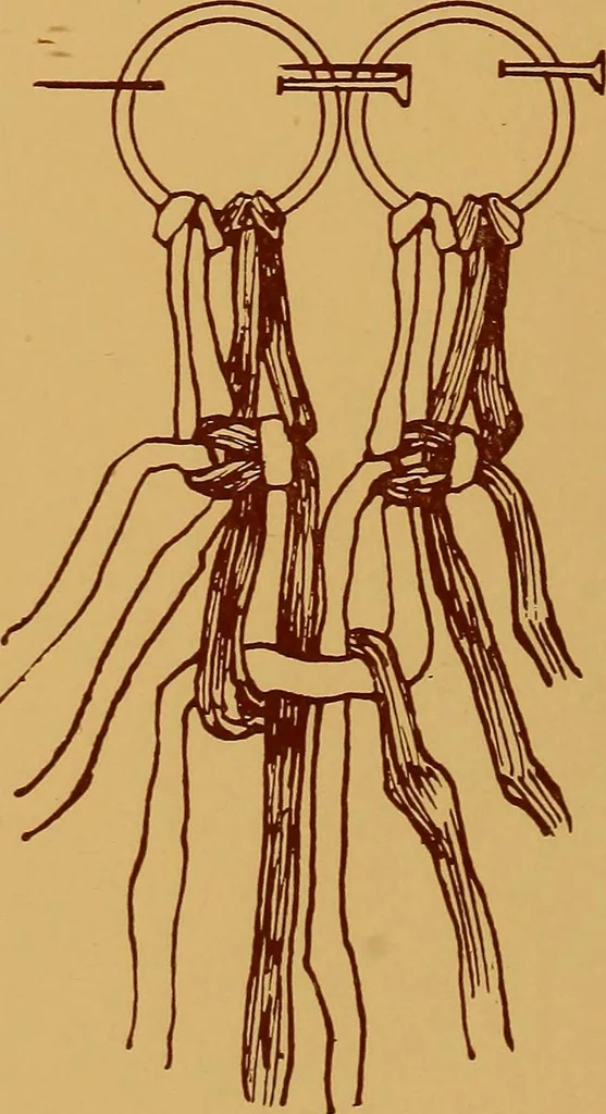 An illustration from A graded course in cord, raffia, lacer work and sewing for elementary schools, 1913, leaf 123