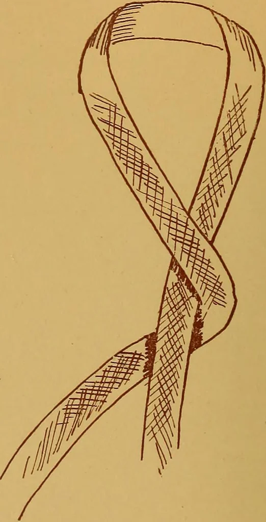 An illustration from A graded course in cord, raffia, lacer work and sewing for elementary schools, 1913, leaf 143