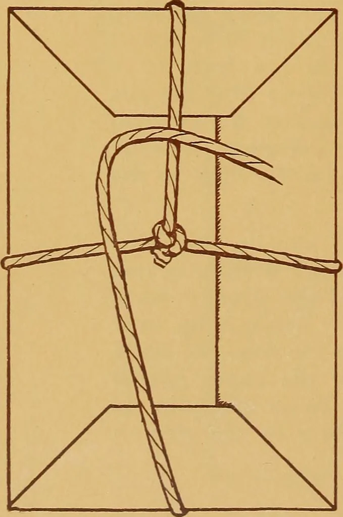 An illustration from A graded course in cord, raffia, lacer work and sewing for elementary schools, 1913, leaf 177
