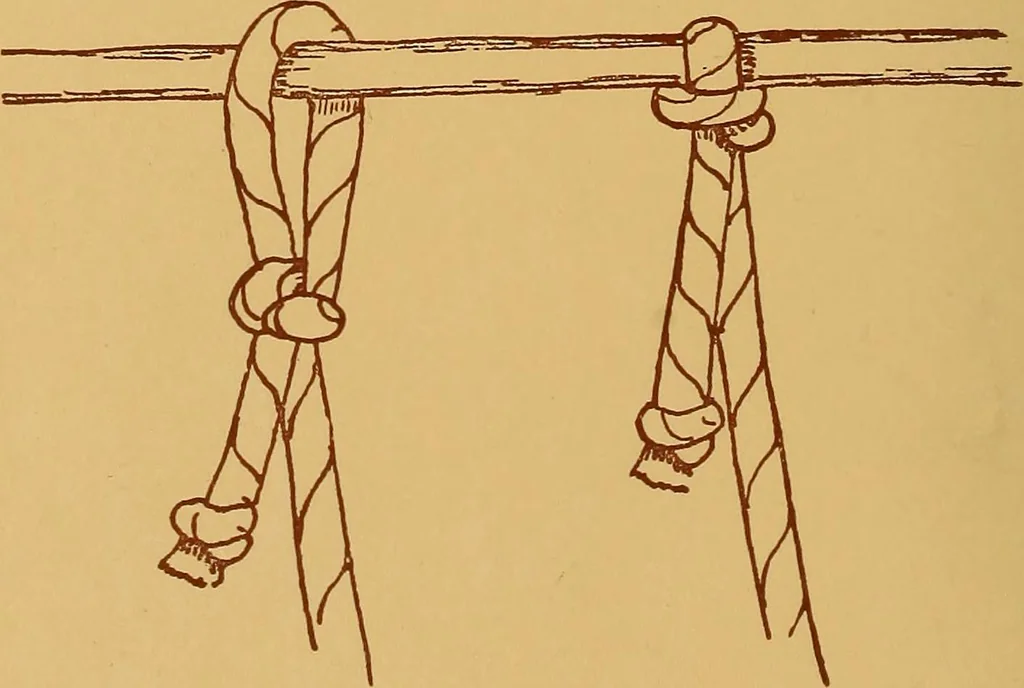 An illustration from A graded course in cord, raffia, lacer work and sewing for elementary schools, 1913, leaf 25