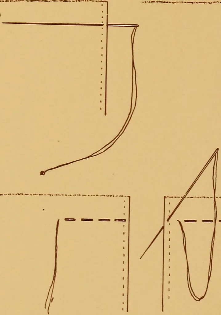 An illustration from A graded course in cord, raffia, lacer work and sewing for elementary schools, 1913, leaf 305