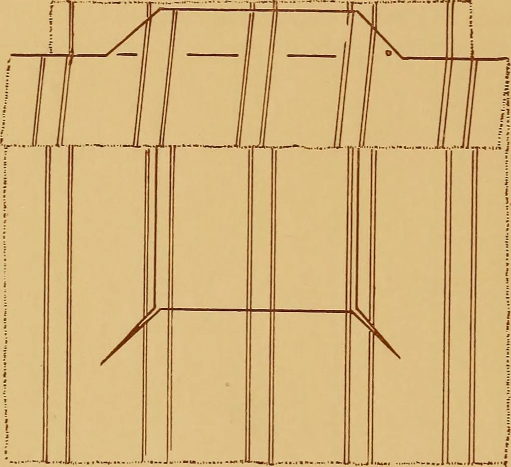 An illustration from A graded course in cord, raffia, lacer work and sewing for elementary schools, 1913, leaf 335