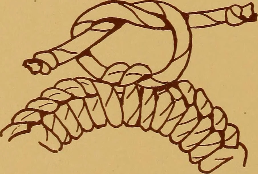 An illustration from A graded course in cord, raffia, lacer work and sewing for elementary schools, 1913, leaf 51