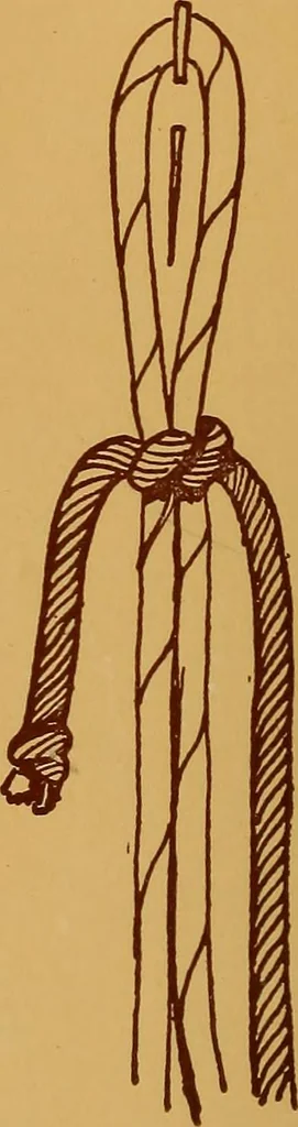 An illustration from A graded course in cord, raffia, lacer work and sewing for elementary schools, 1913, leaf 55