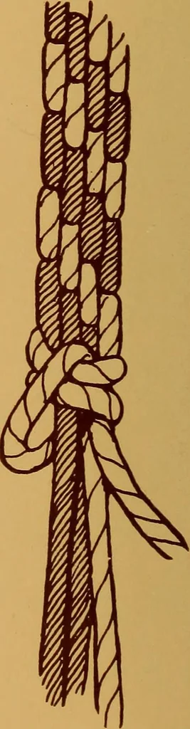 An illustration from A graded course in cord, raffia, lacer work and sewing for elementary schools, 1913, leaf 63