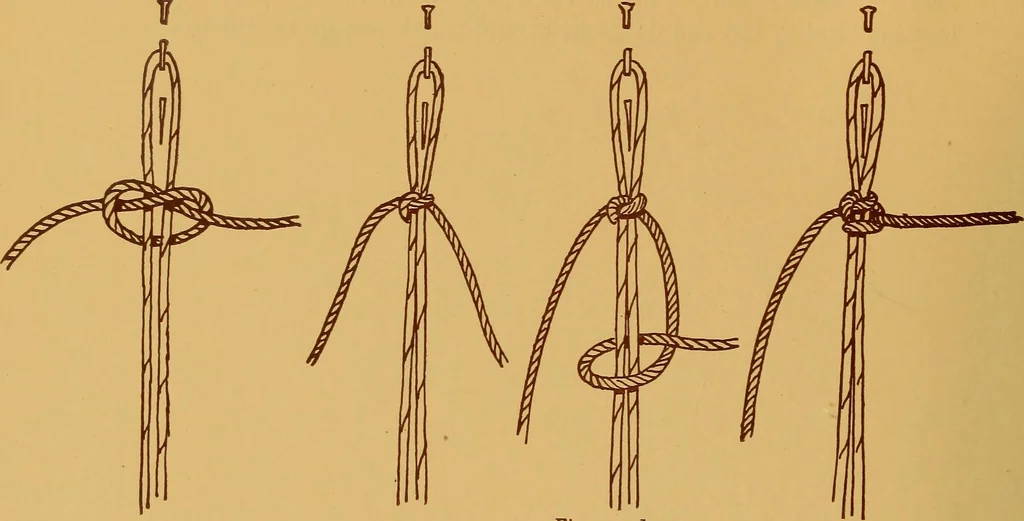 An illustration from A graded course in cord, raffia, lacer work and sewing for elementary schools, 1913, leaf 75